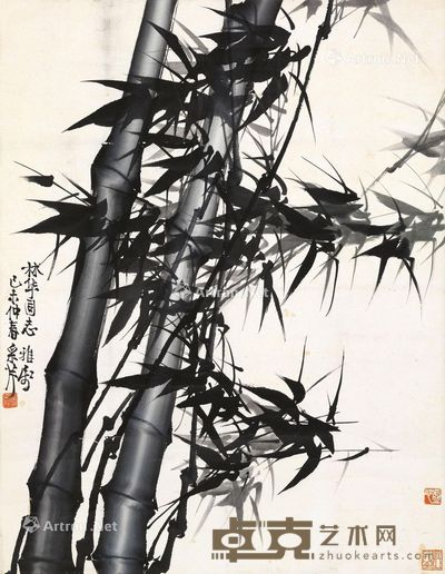 张采芹 竹子 78×45cm