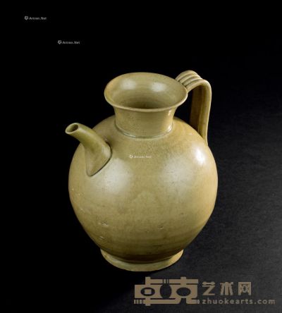 唐代-宋代（618-1279） 越窑青瓷执壶 高15.7cm