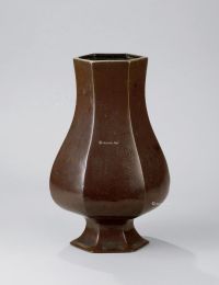 明代（1368-1644） 铜六角花器