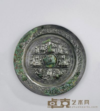 东汉（A.D.25-220） 人物纹铜镜 直径16.7cm