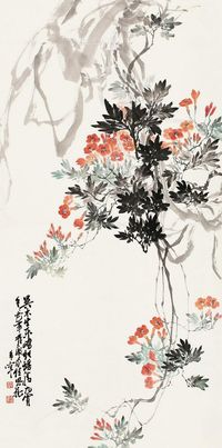 于希宁 凌霄花