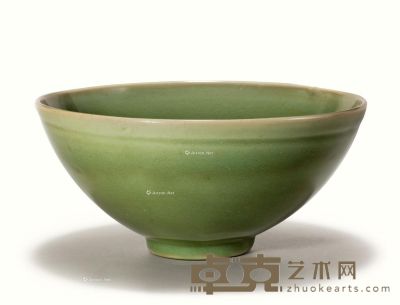 明代 龙泉梅子青釉大碗 口径20.5cm