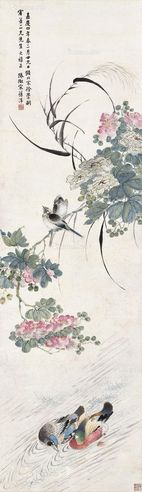 宋葆淳 芙蓉鸳鸯