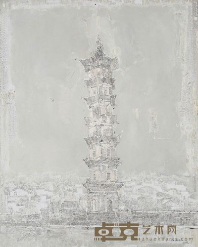 郭凯 龙凤塔 100×80cm