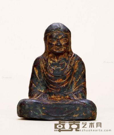 10-13世纪 大理国·泗州大圣雕像 高14.5cm