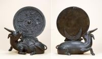 元代 犀牛望月铜镜 （一组）