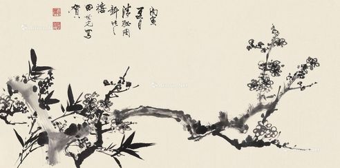 田世光 墨梅