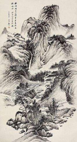 顾澐 山水