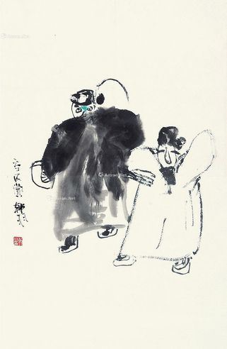 韩羽 戏曲人物