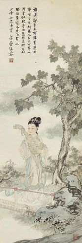 邓芬 琵琶仕女