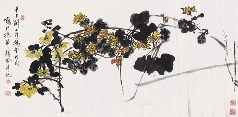钱君陶菊花