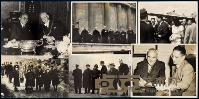 P 抗日战争时期重要外交活动新闻照片一组二十八张 16.8×21.5cm；20×26cm