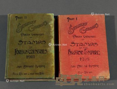 L 斯坦利·吉本斯（Stanley Gibbon’s）早期邮票目录两册 --
