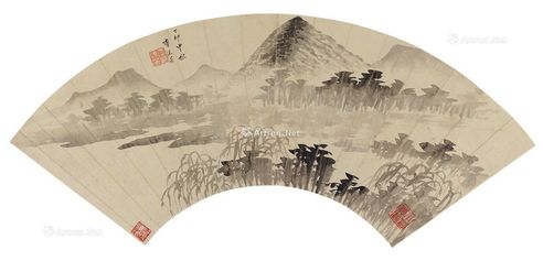 李流芳 云山图