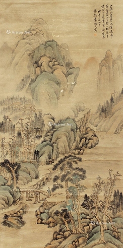 秦炳文     山水