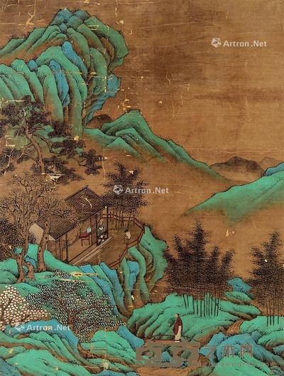 佚名     山水 41×31cm