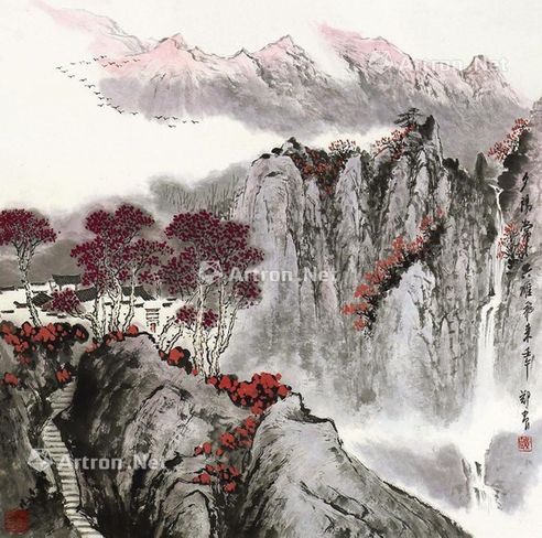 郑震 山水