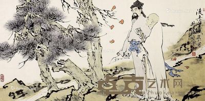 范曾 赤壁赋 68×137cm