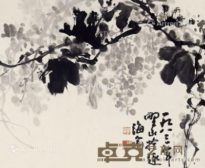 刘海粟 花卉 48×59cm