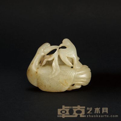 海东青捕鹅把件 （一件） 1×7.5×6cm