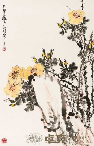 孙其峰 花卉 69×44.5cm