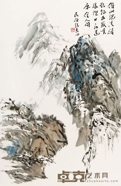 王学仲 山水 68×46cm