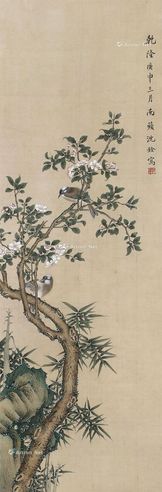 沈荃 花鸟