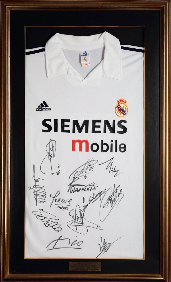 2002-2003赛季皇家马德里足球队签名球衣_北