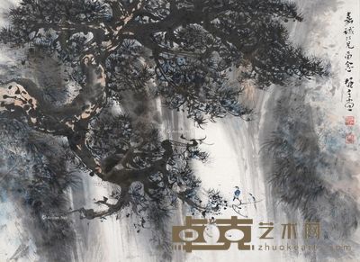 黎雄才 山水 38×52cm