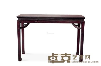 民国 红木束腰案桌 长120cm；宽42cm；高83cm