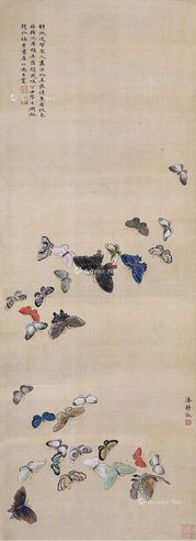 潘静淑 百蝶图