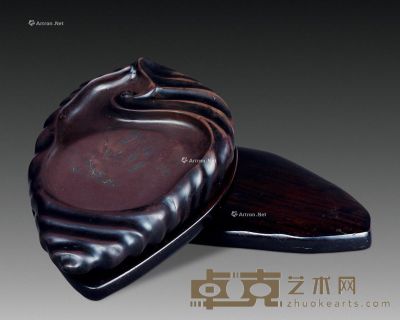 清 海螺纹砚 （一件） 19.3×11.6cm