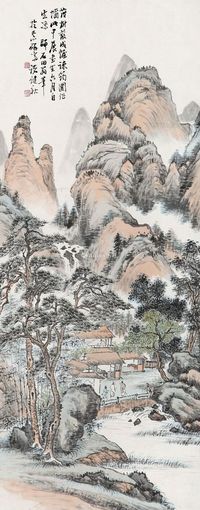 褚建秋 山水