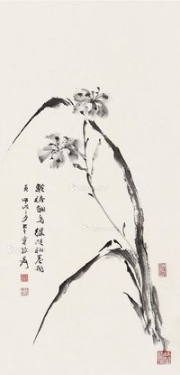 张大千 花卉