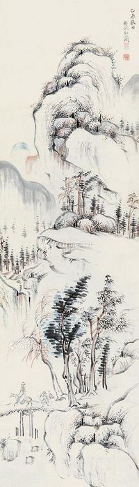 张红兰 山水