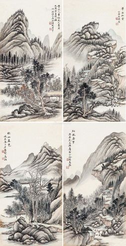 马企周 山水