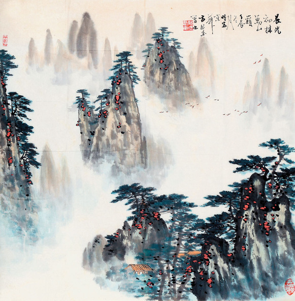 方绍武　山水