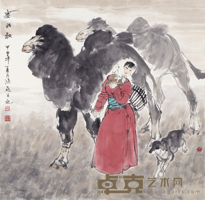 张鸿飞 人物 68×68cm 约4.1 平尺