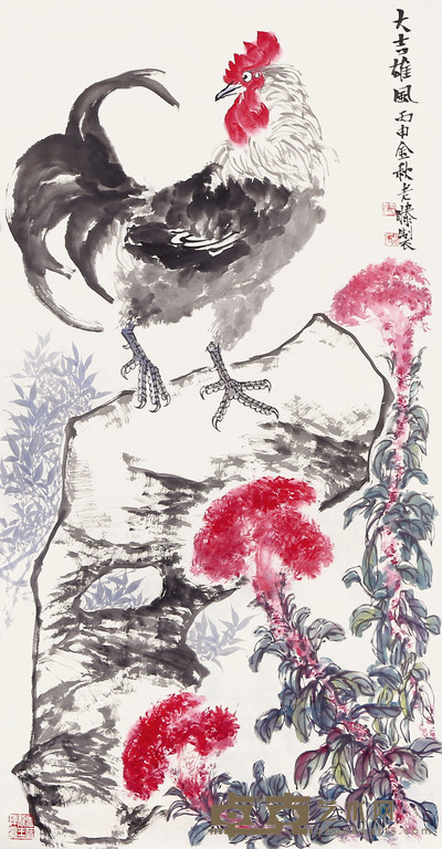 老藤 大吉图 136×68cm 约8.3 平尺