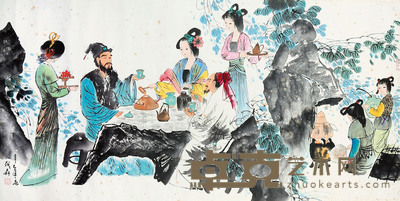 盖茂森 人物 136×68cm 约8.3 平尺