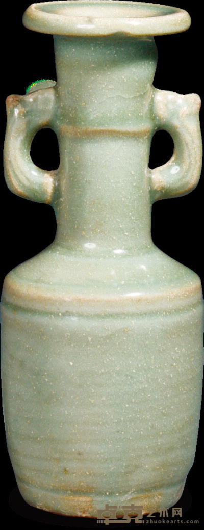 南宋晚期　龙泉窑瓶 高：15.5cm