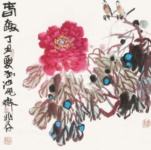 梁兆存 花卉