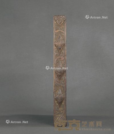 十三世纪 贝叶经板 木 40.5cm