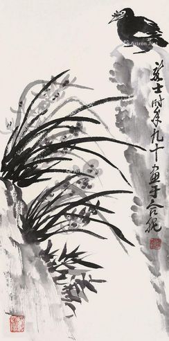 萧龙士 花鸟