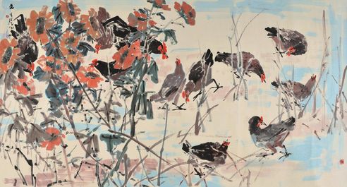 陈文希 葵花鸡群