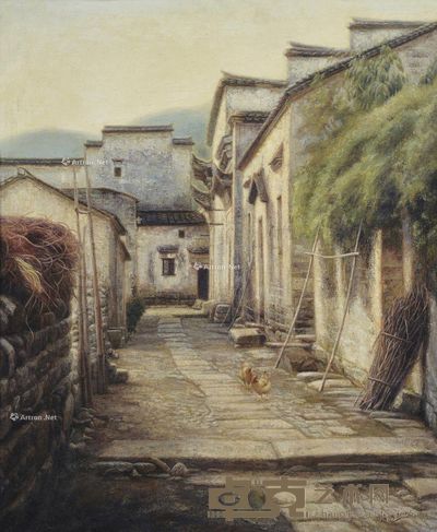 陈乃明 村落 72×59cm