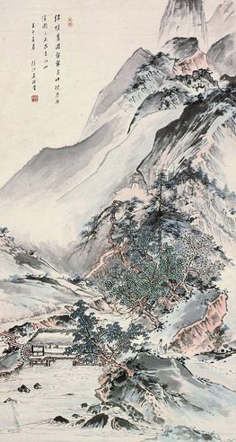 吴镜汀 山水