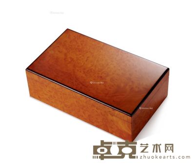 现代 瑞士?REUGE 御爵单音筒三曲木质音乐盒 27.5×16.5×9.5cm
