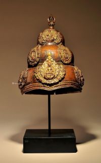 16世纪 铜鎏金尼泊尔皇冠