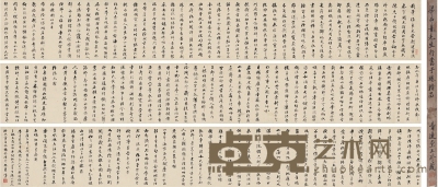 1802年作 行书 诗文卷 手卷 纸本 513×24.5cm